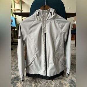 Superdry Gray Hooded Water Resistant Jacket
